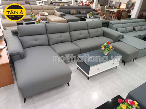 Sofa Da Hàn Quốc N159 Góc Chữ L Đẹp Hiện Đại