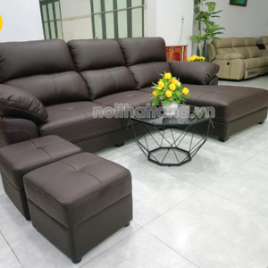 Sofa Da Hàn Quốc Góc Chữ L Hiện Đại N911T