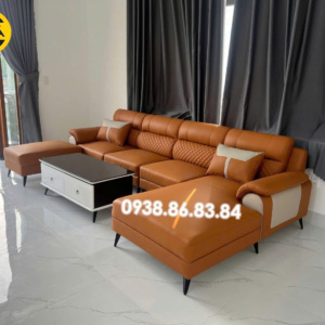 sofa da góc chữ l hàn quốc nhập khẩu n159