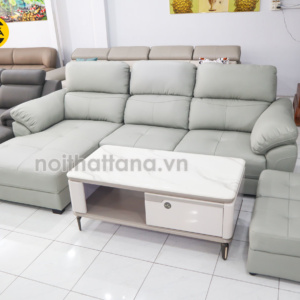 Sofa Da Polo Góc Chữ L Hiện Đại N911