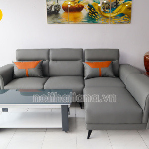 ghế sofa băng da 3 chỗ ngồi nhỏ gọn