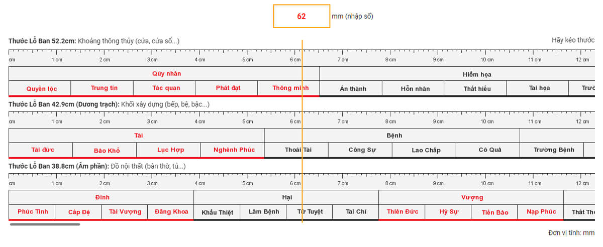 Kích thước bàn ăn theo phong thủy