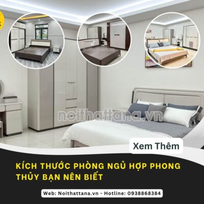 Kích thước phòng ngủ hợp phong thủy bạn nên biết