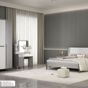 Combo Giường Tủ Gỗ AT-D17 Hiện Đại Nhập Khẩu Đài Loan