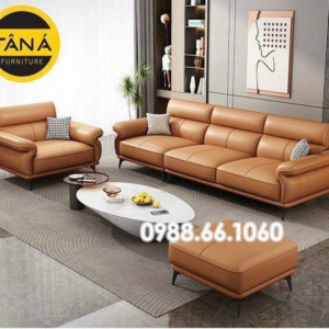 Sofa Băng Da Phong Cách Hiện Đại Có Ghế Đơn NB26