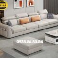 Sofa Băng Da Dài 3m Hiện Đại 4 Chỗ Ngồi NB24