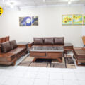 Sofa Băng Gỗ Mun Bọc Da Hàn Quốc Hiện Đại TA-G43