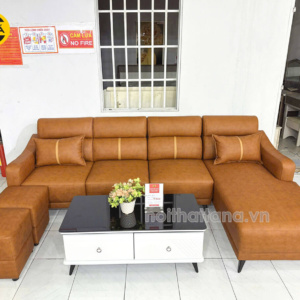Sofa Da Hàn Quốc Góc Chữ L Đẹp Hiện Đại DA-03