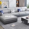 Sofa Da Hàn Quốc Góc Chữ L Đẹp Hiện Đại N176