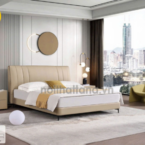 Giường Ngủ 1,8m X 2m Da Bò Nhập Khẩu AT-C550