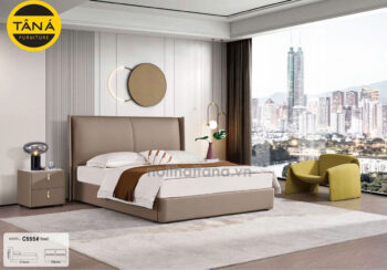Giường Ngủ 1m8x2m Bọc Da Cao Cấp AT-C555 Hiện Đại Nhập Khẩu