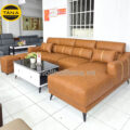 Sofa Da Hàn Quốc Góc Chữ L Đẹp Hiện Đại DA-03
