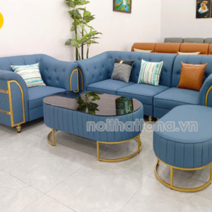 Sofa Băng Da Hàn Quốc N178 Phong Cách Tân Cổ Điển