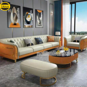 Sofa Băng Da Hàn Quốc N178 Phong Cách Tân Cổ Điển