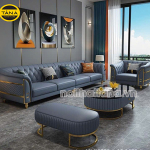 Sofa Băng Da Hàn Quốc N178 Phong Cách Tân Cổ Điển