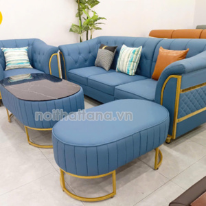 Sofa Băng Da Hàn Quốc N178 Phong Cách Tân Cổ Điển