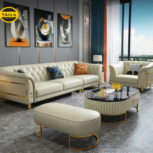 Sofa Băng Da Hàn Quốc N178 Phong Cách Tân Cổ Điển