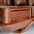 Sofa Băng Gỗ Hương Bọc Da Hàn Quốc Hiện Đại TA-GH35