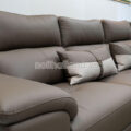 Sofa Da Hàn Quốc Góc L Cho Phòng Khách Hiện Đại DA23