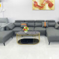 Sofa Phòng Khách Hiện Đại DD-04 Góc L Bọc Da Hàn Quốc