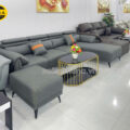 Sofa Phòng Khách Hiện Đại DD-04 Góc L Bọc Da Hàn Quốc