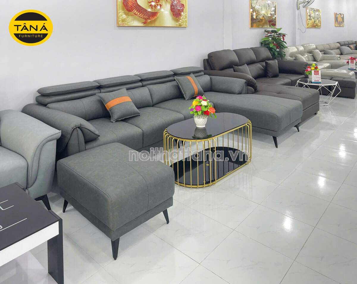 Sofa Phòng Khách Hiện Đại DD-04 Góc L Bọc Da Hàn Quốc Sofa Phòng Khách Hiện Đại DD-04 Góc L Bọc Da Hàn Quốc