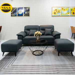 Sofa Văng Da DA10 Nhỏ Gọn Hiện Đại