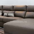 Sofa Da Hàn Quốc Góc L Cho Phòng Khách Hiện Đại DA23