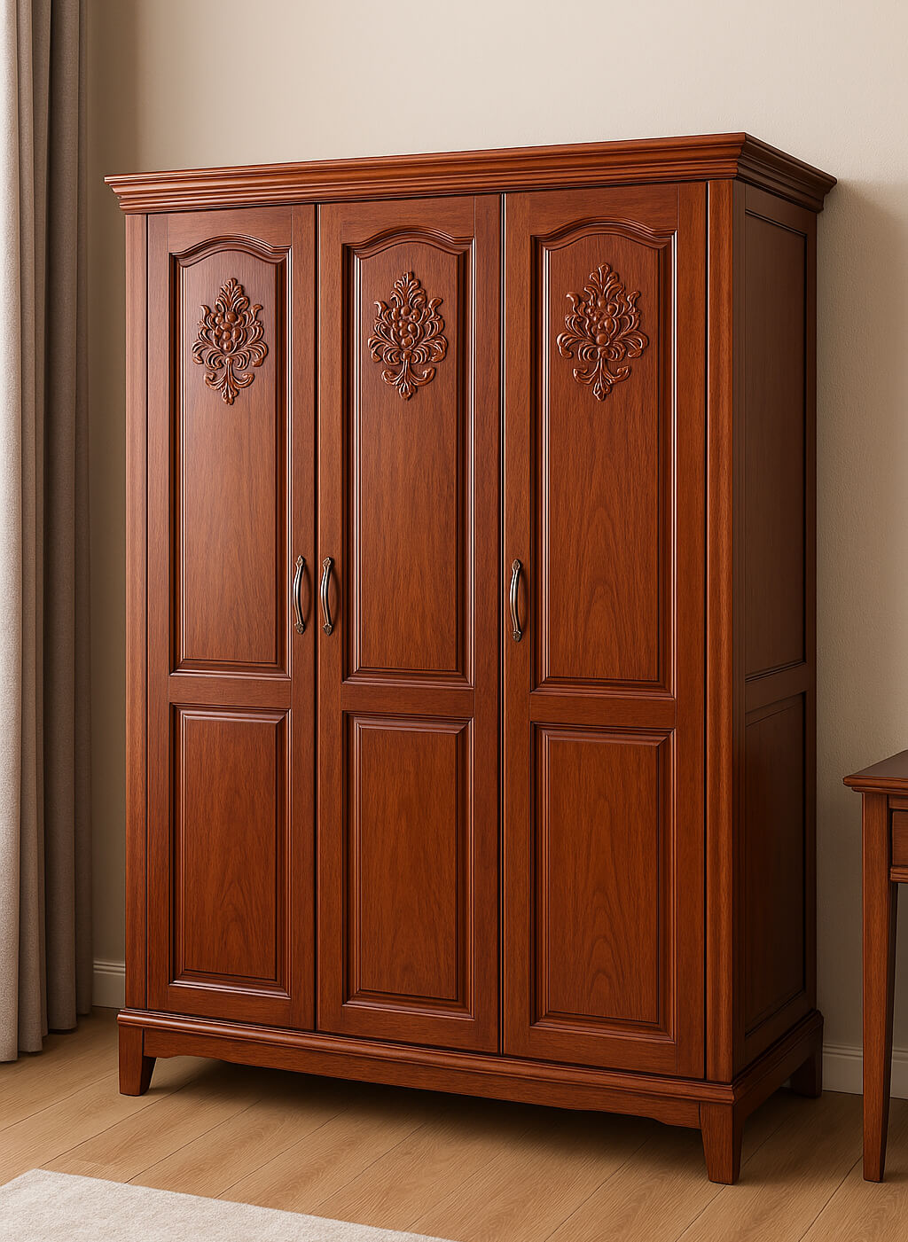 Tủ Quần Áo Gỗ Đỏ hiện đại giá rẻ đẹp chất lượng