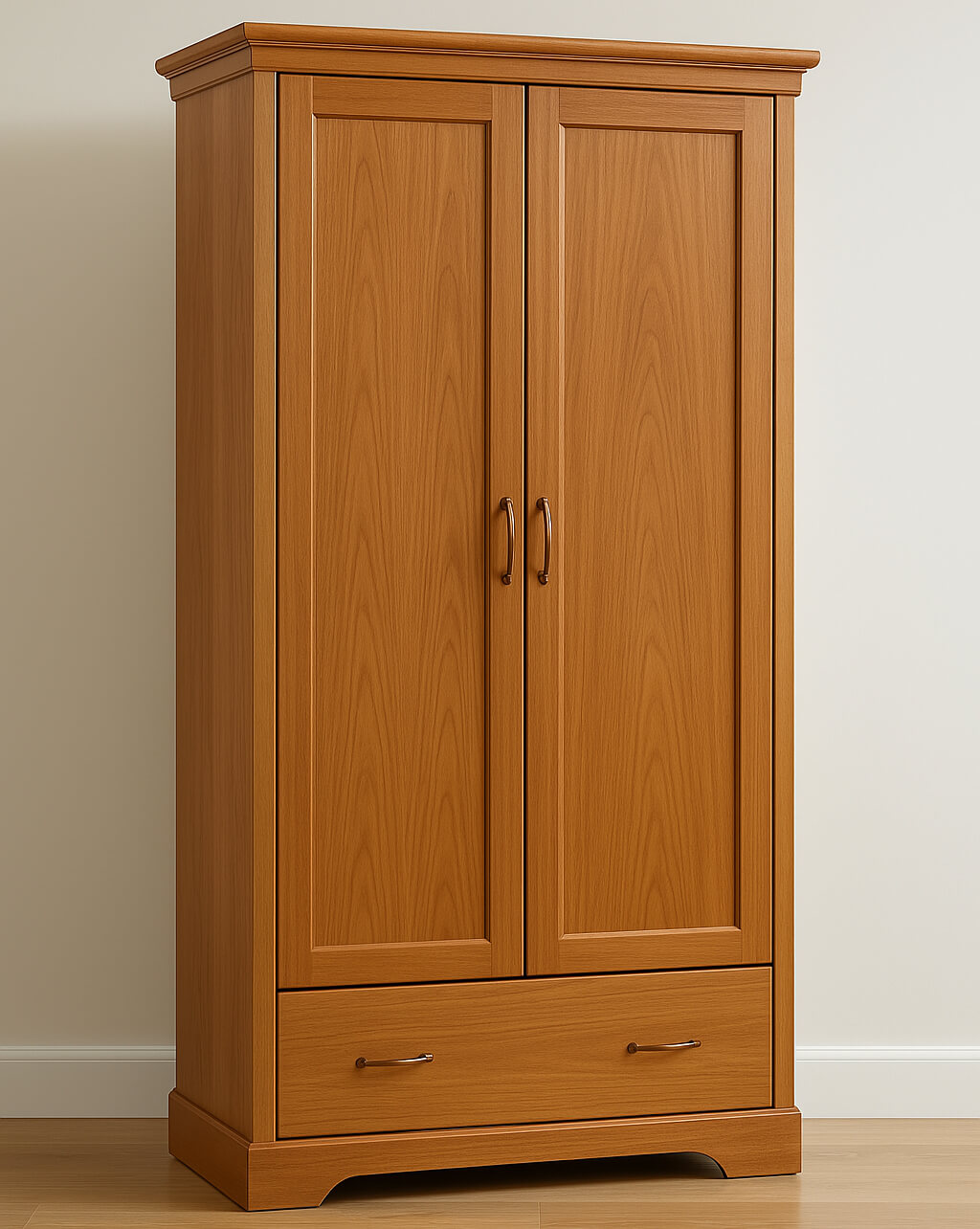 tủ quần áo gỗ xoan đào 2 cánh, giá tủ gỗ xoan đào 2 cánh