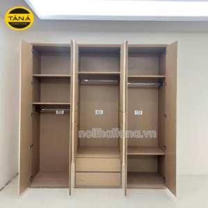Tủ đựng quần áo gỗ mdf Hiện Đại TA-K86 Nhập Khẩu Đài Loan