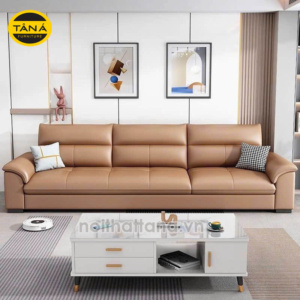 Sofa Băng Da 2m4 Cho Phòng Khách Hiện Đại TB91