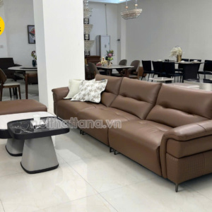 Sofa Băng Dài Bọc Da Sinh Thái Nhập Khẩu AT-6096 Phong Cách Hiện Đại