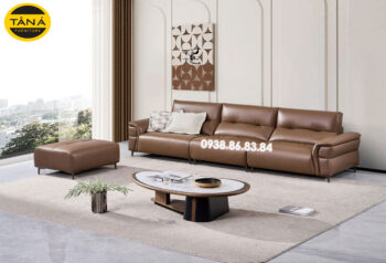 Sofa Băng Dài Bọc Da Sinh Thái Nhập Khẩu AT-6096 Phong Cách Hiện Đại