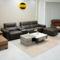 Sofa Băng Da Sinh Thái Nhập Khẩu AT-5028 Có Ghế Chỉnh Điện Hiện Đại