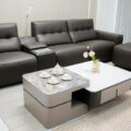 Sofa Băng Da Sinh Thái Nhập Khẩu AT-5028 Có Ghế Chỉnh Điện Hiện Đại