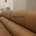 Sofa Gỗ Mun Tự Nhiên Góc L Bọc Da Bò AT-H46 Nhập Khẩu Nguyên Chiếc