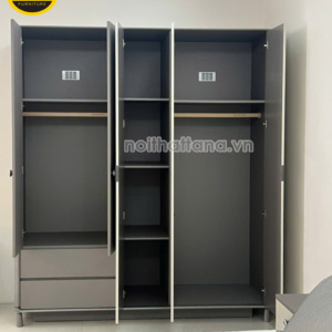 Combo Giường Tủ Gỗ AT-9513 Hiện Đại Nhập Khẩu Đài Loan