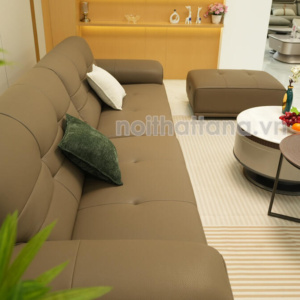Sofa Băng Da Sinh Thái AT-6623 Nhập Khẩu Cho Phòng Khách Hiện Đại