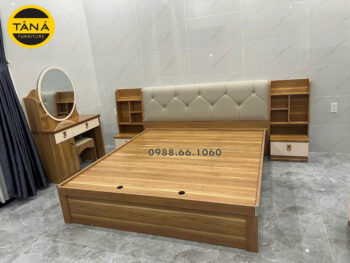 Giường Ngủ 1,8M X 2M Đầu Giường Bọc Đệm TP-1966G Nhập Khẩu Đài Loan
