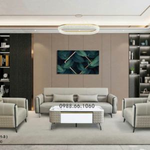 Sofa Băng Da Chống Trầy AB-305C Cho Phòng Khách, Văn Phòng Hiện Đại