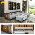 Sofa Da Cao Cấp Chống Trầy AB-415A Góc L Hiện Đại Cho Phòng Khách