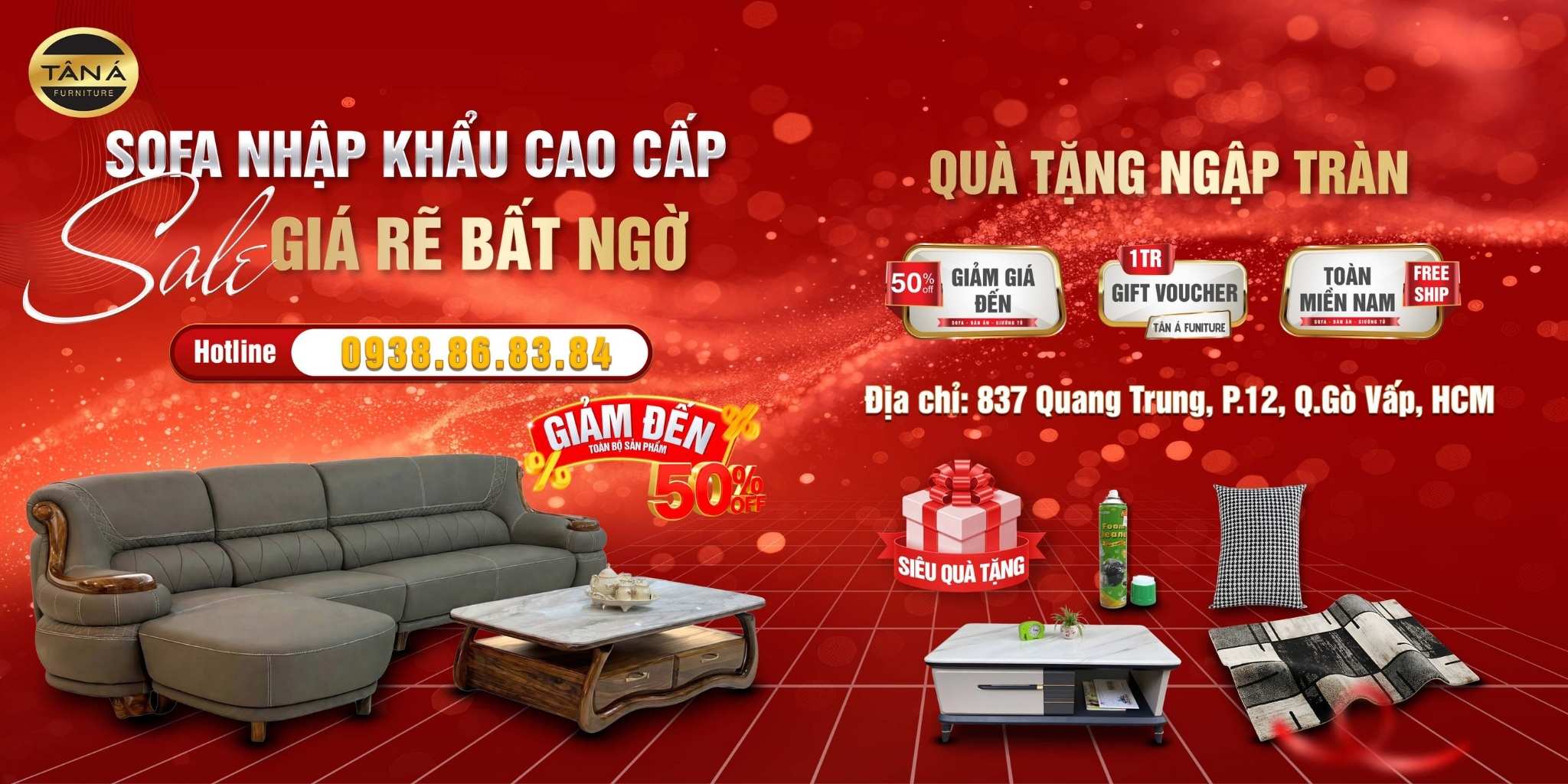 banner sofa nhập khẩu chỉnh điện đại lễ 30/4