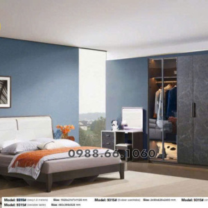 Combo Giường Tủ Hiện Đại Gỗ MDF Chống Ẩm Cao Cấp AT-9315