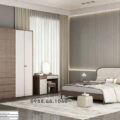 Combo Giường Tủ Hiện Đại Nhập Khẩu AT-2566 Gỗ MDF Chống Ẩm