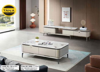 Bàn Trà Mặt Đá Hiện Đại Cao Cấp BT-B57-13