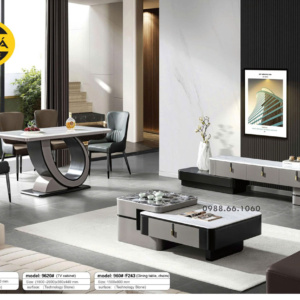 Bàn Trà Mặt Đá Cao Cấp Hiện Đại BT-965