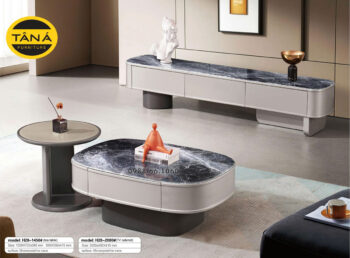 Bàn Trà Mặt Đá Hiện Đại BT-H28-1450 Nhập Khẩu
