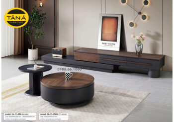 Bàn Trà Mặt Gỗ Cao Cấp Nhập Khẩu BT-24-11-09