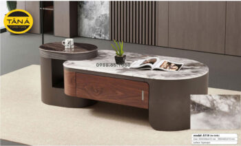 Bàn Trà Mặt Đá Hiện Đại Nhập Khẩu BT-A09#-1200